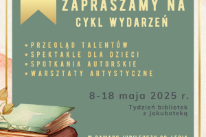 Zaproszenie na cykl wydarzeń kulturalnych