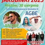 Plakat dotyczący imprezy - Jakubinki