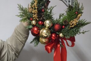 Świąteczny wianek.