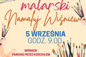 Plakat o plenerze malarskim
