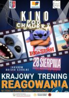 Plakat o kinie pod chmurką