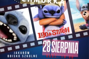 Plakat o kinie pod chmurką